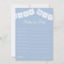 Cielito Lindo Papel Picado quiere tarjeta de bebé