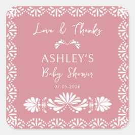 Cielito lindo Pegatina de ducha de bebé mexicano r