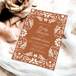 Cielito Lindo Talavera Invitación para Baby Shower