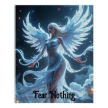 Cielo alado místico Nymph poster