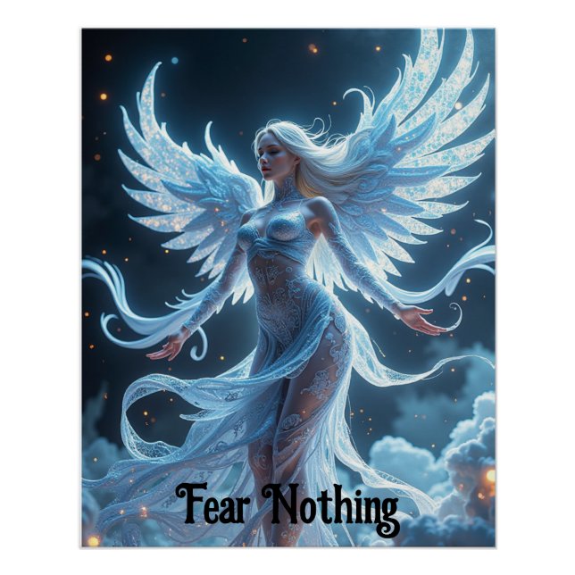 Cielo alado místico Nymph poster (Anverso)