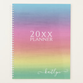 Cielo arcoiris de Ombre | Planificador personaliza