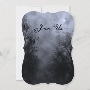 Cielo azul con invitaciones de Halloween Personali