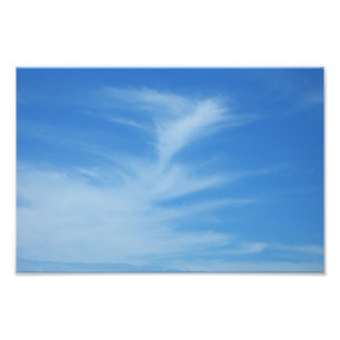 Cielo azul con nubes blancas Foto abstracta de la 