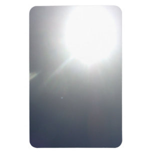 Cielo azul de imán de fotografía flexible