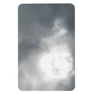 Cielo azul de imán de fotografía flexible