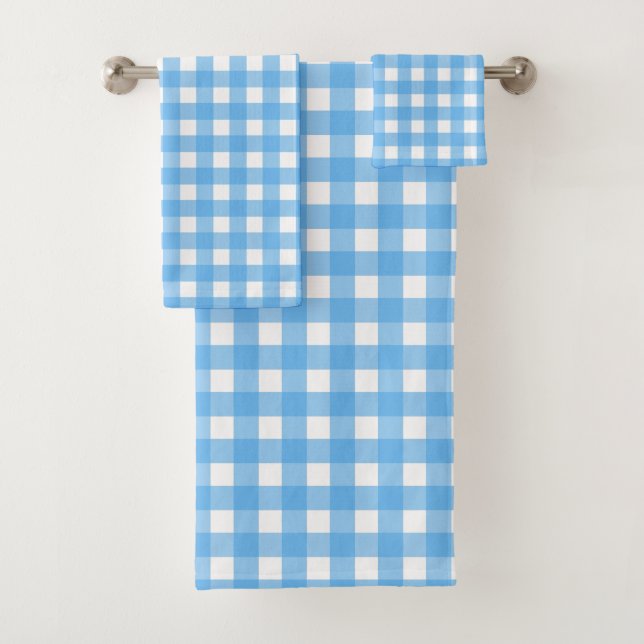 Cielo azul gingham (In situ)