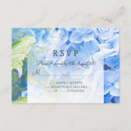 Cielo azul romántico azul, solicitar tarjeta RSVP