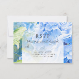 Cielo azul romántico azul, solicitar tarjeta RSVP