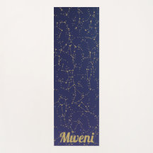 cielo azul y estrella de orion Yoga Mat