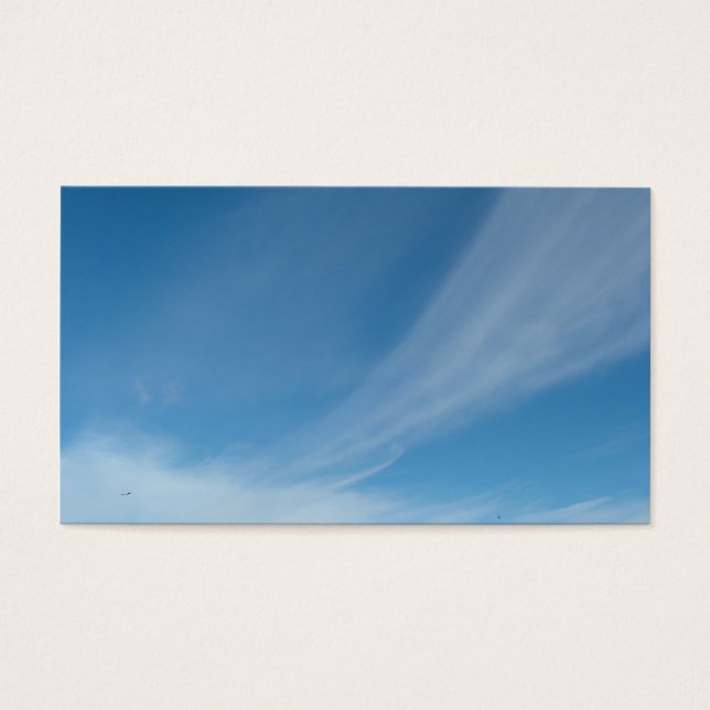 Cielo azul y nubes blancas (Frente)