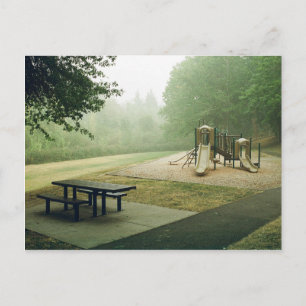 Cielo de color naranja - postal