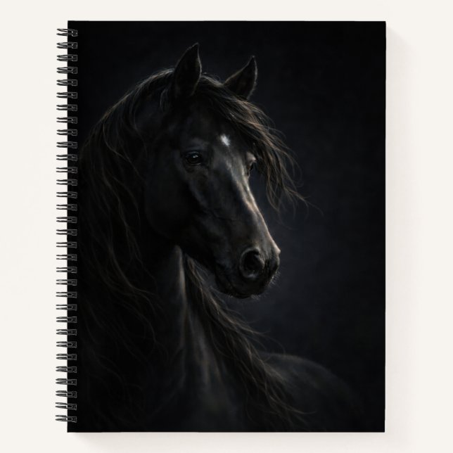 Cielo de medianoche | Arte de caballo | Cuaderno (Anverso)