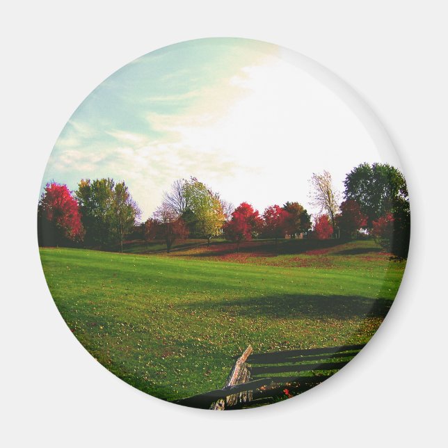 Cielo de otoño - imán (Frente)