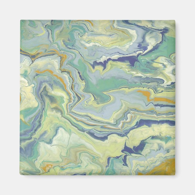 Cielo de verano - imán (Frente)