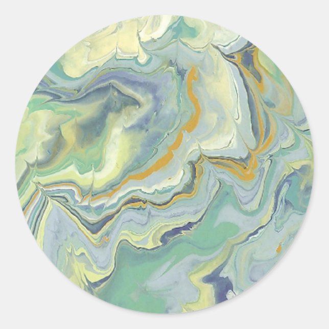 Cielo de verano - pegatina (Anverso)