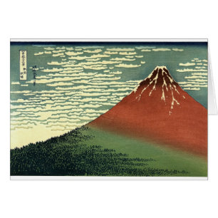 Cielo despejado Ukiyo-e Sur de Hokusai o Fuji Rojo