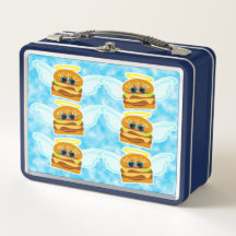 Cielo hamburguesa de queso a la hora del almuerzo