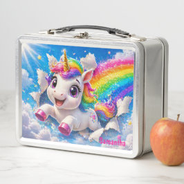 Cielo Mágico Arcoíris de Unicornio Lindo