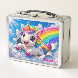 Cielo Mágico Arcoíris de Unicornio Lindo