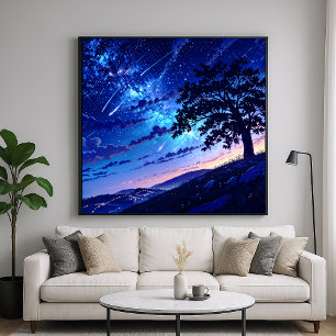 Cielo Nocturno - Estilo de arte de Ilustracion pai