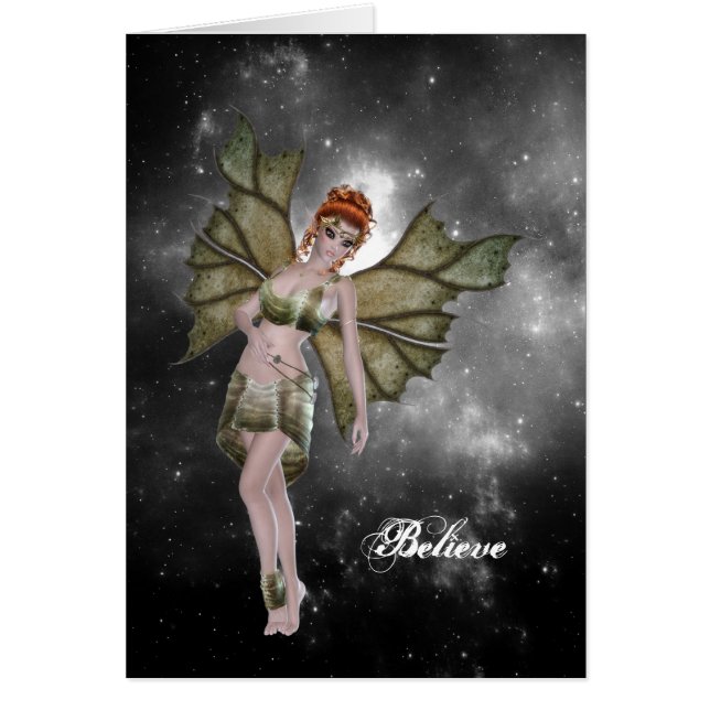 Cielo nocturno Fay vidente de hadas del Faerie - (Frente)