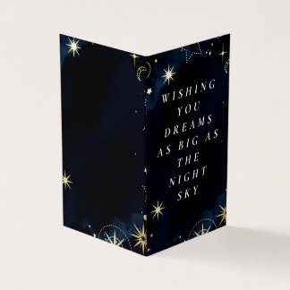 Cielo nocturno - Tarjeta de cumpleaños Celestial