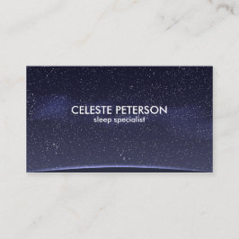 Cielo nocturno - tarjeta de visita