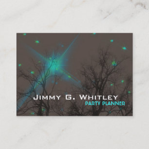 Cielo nocturno - tarjeta del planificador del