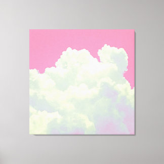 Cielo - Nubes Rosadas - Impresión en Lienzo Estira