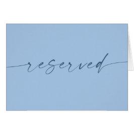 Cielo Pastel Azul Señal Reservada | Boda Costera