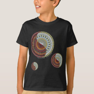 Cielo y infierno niños y bebé camiseta oscura