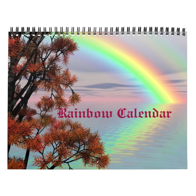 Cielos de Arcoíris Calendario Personalizado Destin (Tapa)