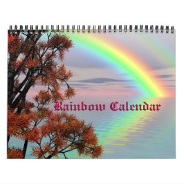 Cielos de Arcoíris Calendario Personalizado Destin