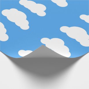 Cielos de azules - papel de regalo