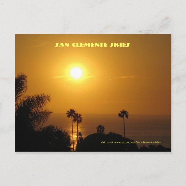 Cielos de San Clemente - Postal (Anverso)
