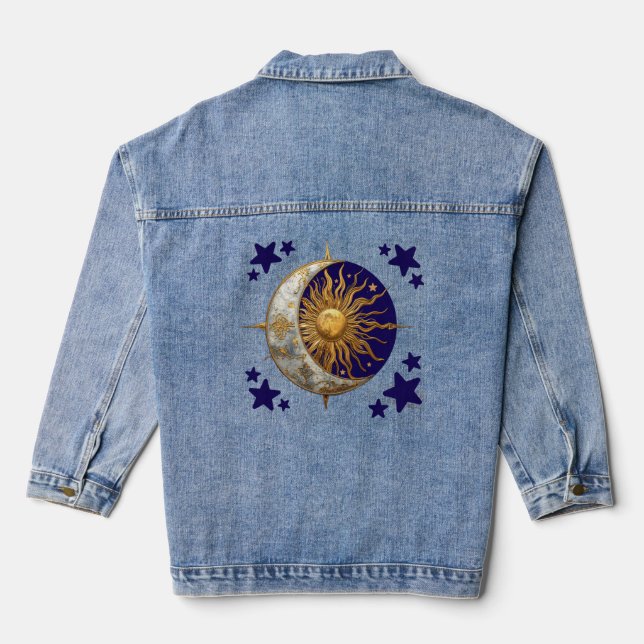 Cielos encantados Chaqueta de Denim Celeste capric (Reverso )