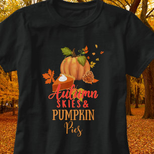 Cielos otoñales y polos de calabaza
