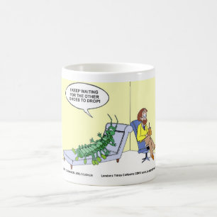 Ciempiés en Terapia Camisetas Tazas Divertidas Reg