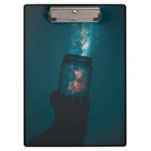 Ciencia del Cosmos en un portapapeles de Jar