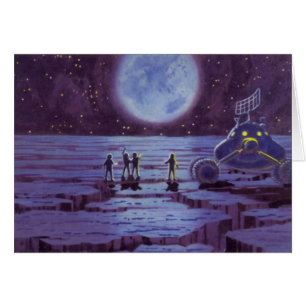 Ciencia ficción antigua Rover de la Tierra Alieníg