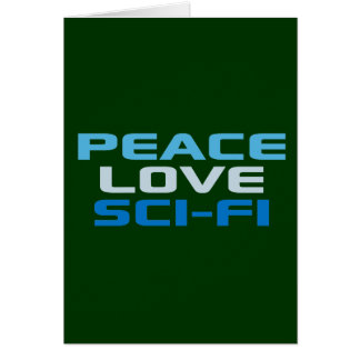 Ciencia ficción del amor de la paz