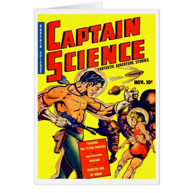 Ciencia ficción del vintage del guerrero del (Frente)