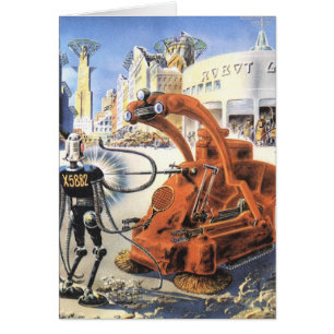 Ciencia Ficción Vintage Ciudad Futurista Guerras A