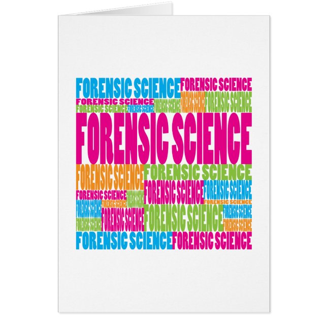 Ciencia forense colorida (Frente)
