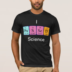 Ciencia pasajera camisa del nombre de la tabla