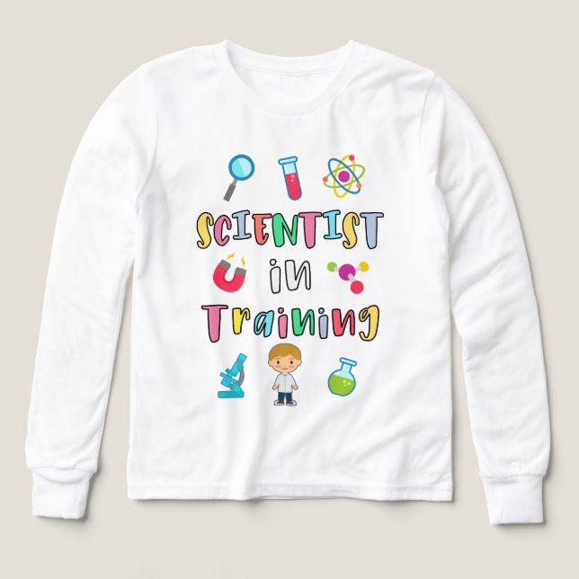 Científico en formación para jóvenes científicos (Diseño frontal)
