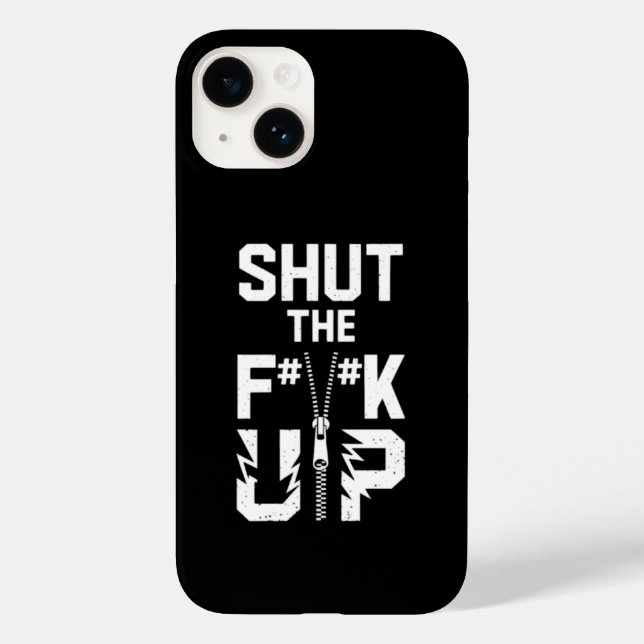 Cierra el Funda F#%K Up Bold Typography iPhone 14 (Reverso )