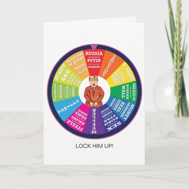 Cierra la tarjeta general de Trump (Anverso)