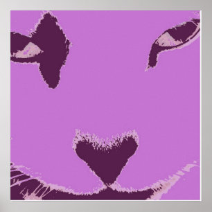 Cierre de gatos de arte pop